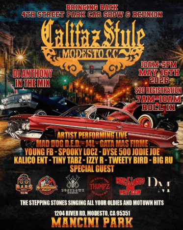 Califaz Style Car Show & Reunion at Mancini Park – Park n’ Shine