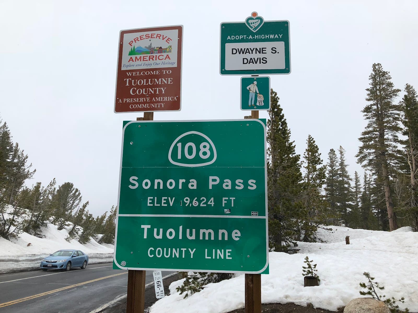 Sonora Pass Sign